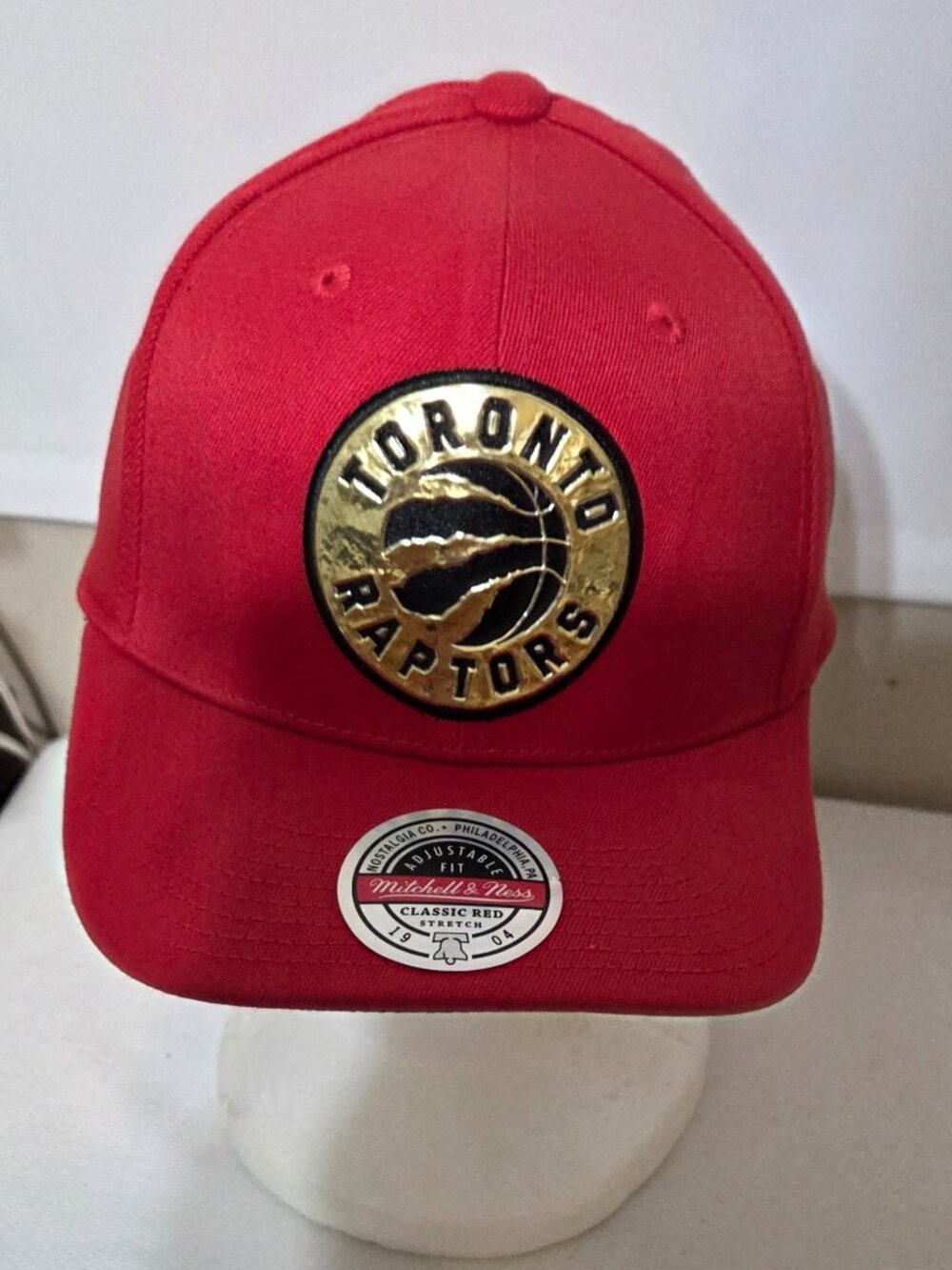Mitchell & Ness Toronto Raptors Basic Wool Solid Current Adjustable Snapback Hat